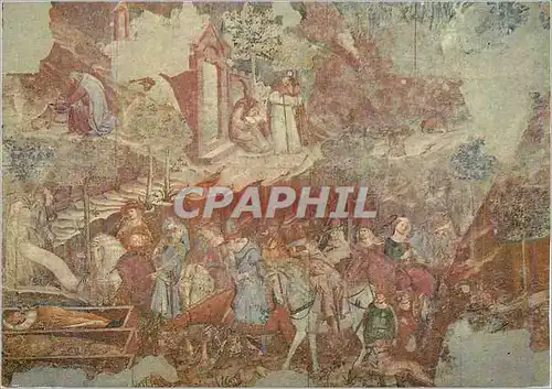 Cartes postales moderne Pisa Camposanto Monumentale Maestro del Trionfo della Morte (1360)