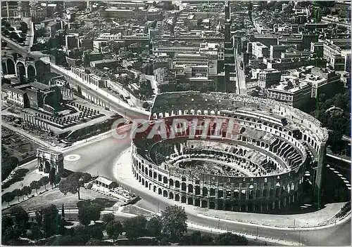 Cartes postales moderne Roma Zona Del Colosseo Dall'Aereo