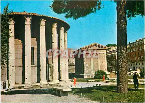 Moderne Karte Roma Temple de Vesto