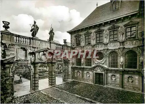 Moderne Karte Antwerpen la Maison de Rubens Portique et Facade de l'Atelier