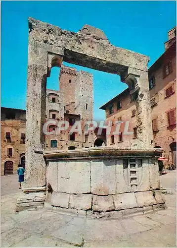 Moderne Karte Citta Di S Gimignano (Siena) Cisterna Square