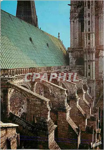 Cartes postales moderne les Merveilles de Chartres (Eure et Loir) la Cathedrale (XIIe siecle)
