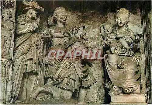 Cartes postales moderne Les Merveilles de Chartres (Eure et Loir) le Tour du Choeur de la Cathedrale
