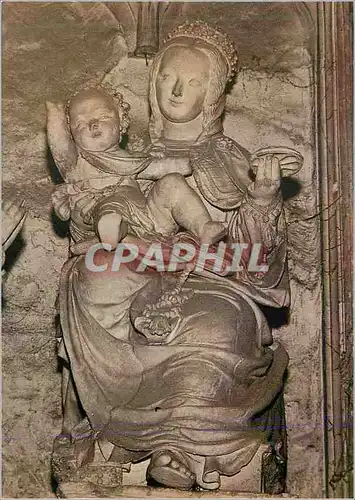 Cartes postales moderne Chartres (E et L) Tour du Choeur Vierge de l'Adoration