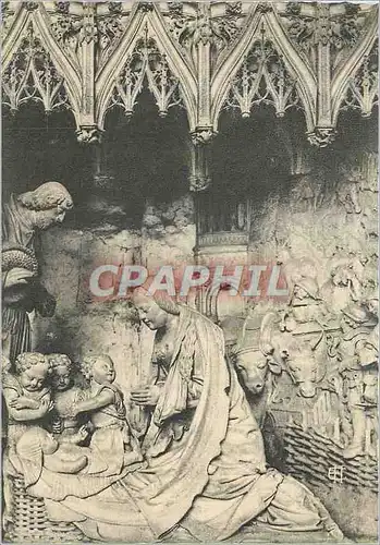 Cartes postales moderne Chartres (Eure et Loir) la Cathedrale Cloture du Choeur XVIe siecle Nativite de Jesus