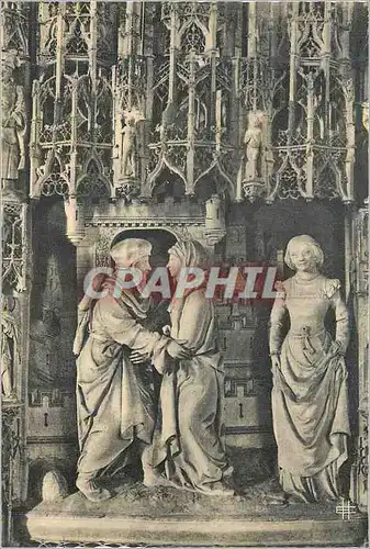 Moderne Karte Cathedrale de Chartres (E et L) Rencontre d'Anne et de Joachim