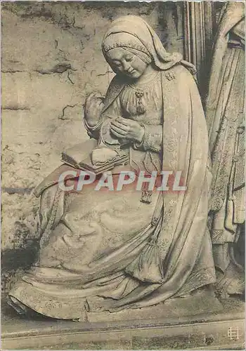 Moderne Karte Chartres (Eure et Loir) La cathedrale Cloture du ch�ur Vierge du songe de Saint Joseph