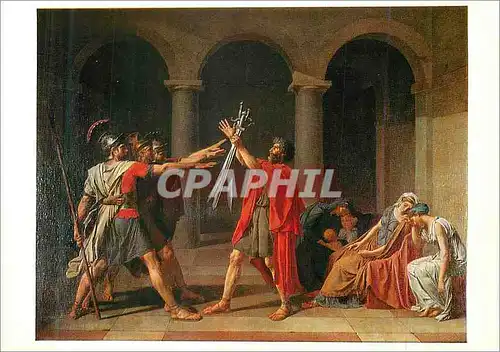Cartes postales moderne Musee du Louvre Jacques Louis David (1748 1825) le Serment des Horaces