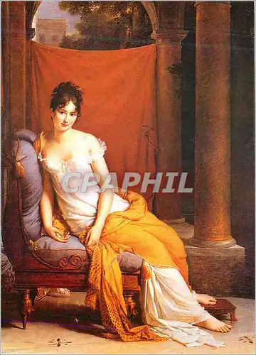 Cartes postales moderne Paris Musee Carnavalet Portrait de Madame Recamier (1777 1849) par le Baron Gerard Huile sur Toi