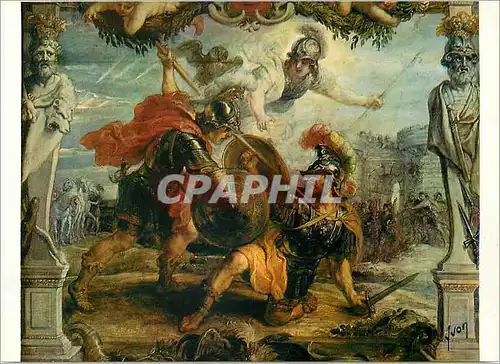 Cartes postales moderne Pau (Basse Pyrenees) Musee des Beaux Arts Couleurs et Lumiere de France Hector tue par Achille p