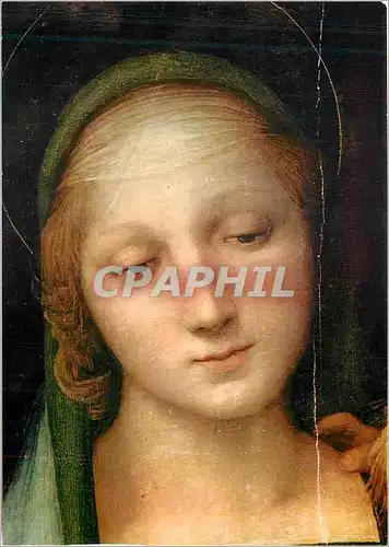 Cartes postales moderne Firenze Galleria Pitti Madone du Grand Duc (Detail)