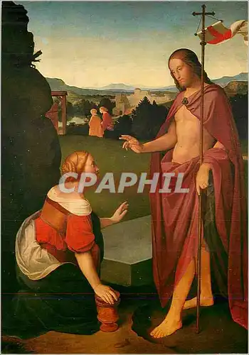 Cartes postales moderne Kunstmuseum der Stadt Dusseldorf Johann Friedrich Overbeck (1789 1869) Christus erscheint Maria