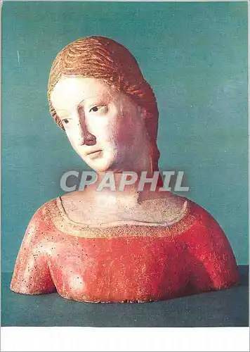 Cartes postales moderne Musee d'Art Sacre San Gimignano Maitre Pisano Siennois La Vierge (Fragment) XIVe S