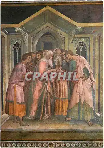 Cartes postales moderne Citta di S Gimignano La Trahison de Judas