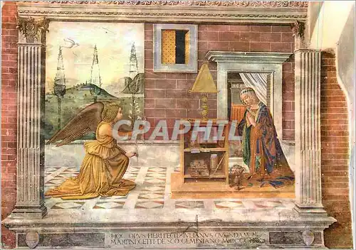 Cartes postales moderne S Gimignano L'Annonciation