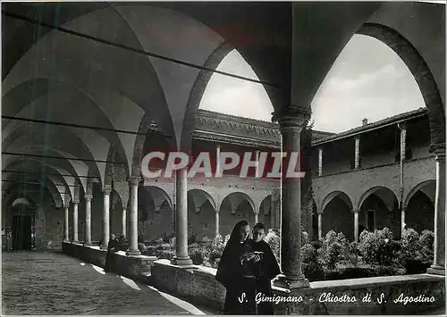 Cartes postales moderne Citta di S Gimignano (Siena) Cloite de St Augustin