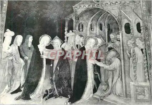 Cartes postales moderne Urbino Chiesa di S Giovanni Affreschi di Lorenzo e Iacopo Salimbeni