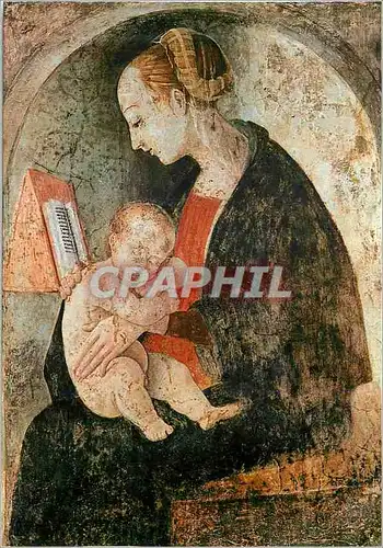 Cartes postales moderne Urbino Raffaello Sanzio Musee de la Maison Raphael Urbin Fresque Existant dans la Maison Natale