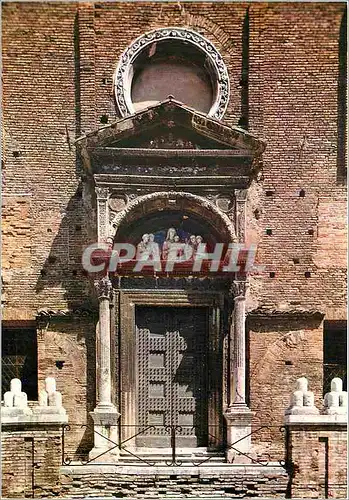 Cartes postales moderne Urbino St Dominique Portail avec Lunette de Luca della Robbia