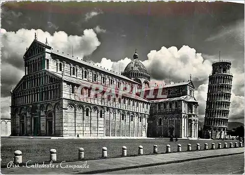 Moderne Karte Pisa Cathedrale e Campanile
