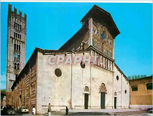 Moderne Karte Lucca L'Eglise de San Frediano