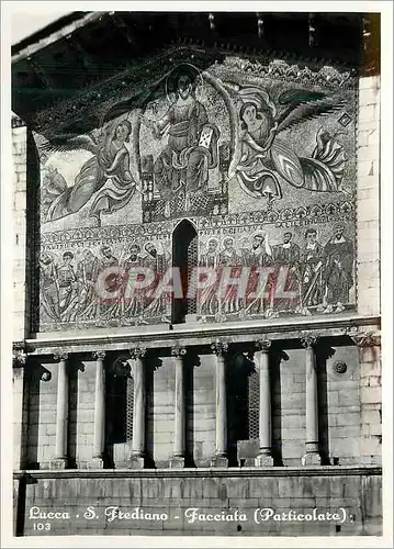 Cartes postales moderne Lucca S Frediano Jacciata (Particolare)