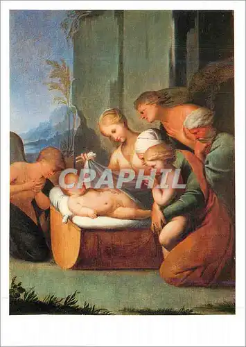 Cartes postales moderne Paris Musee du Louvre Lubin Baugin (1612 1663) le Sommeil de l'Enfant Jesus