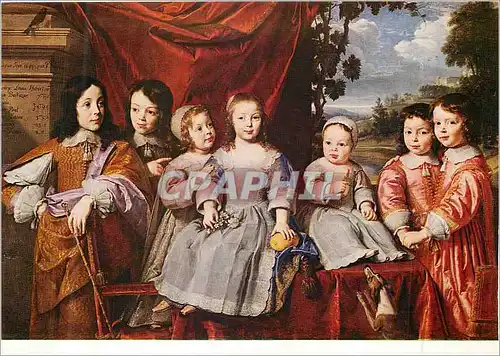 Cartes postales moderne Reims Musee Saint Denis Philippe de Champaigne(1602 1674) les Enfants Habert de Montmor