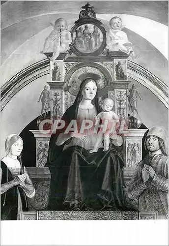 Cartes postales moderne Bologna Chiesa di S Giacomo Maggiore la Sainte Vierge sur le Trone