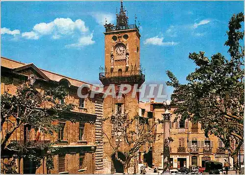 Moderne Karte Aix en Provence la Cite du Roy Rene Place de la Mairie