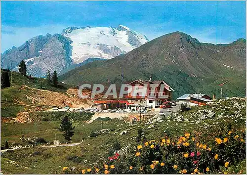 Moderne Karte Dolomiti Albergo Passo Falzarego