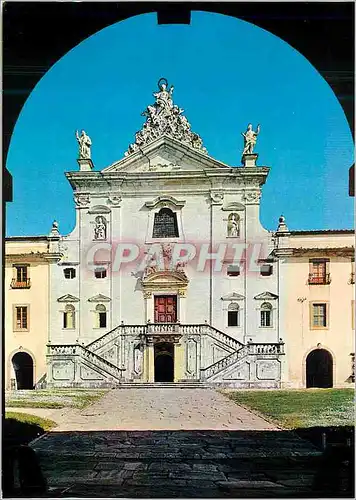 Moderne Karte Certosa Di Calci (Pisa) Facade de l'Eglise