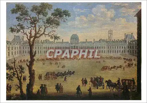 Cartes postales moderne Louvre Ecole Francaise Vue Imaginaire des Tuileries Toile