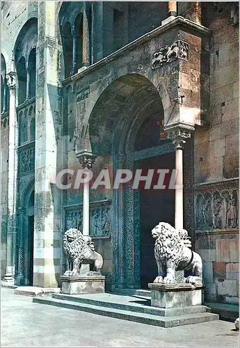 Moderne Karte Modena Dome Porte de la Reine Lion