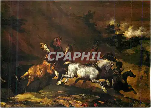 Cartes postales moderne Theodore Gericault (1791 1824) Auffahrende Artillerie Munchen