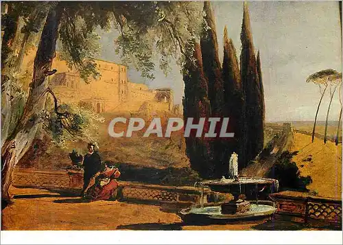 Cartes postales moderne Akademie der Kunste Berlin Carl Blechen (1798 1840) Terrace de la Villa d'Este