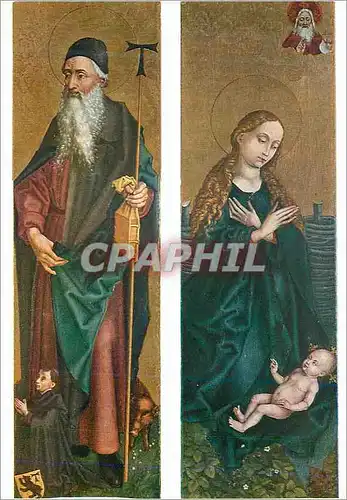 Cartes postales moderne Musee d'Unterlinden Colmar Martin Schongauer (1445 1491) La Nativite