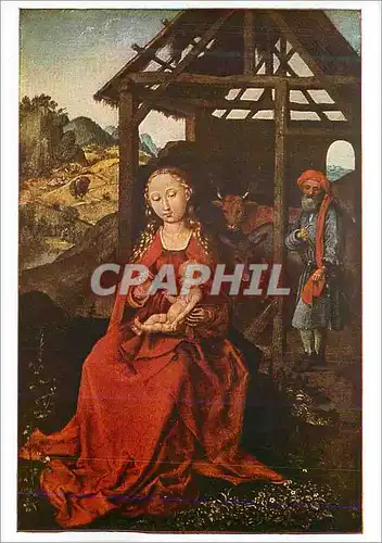 Cartes postales moderne Munchen Pinakothek Bruckmanns Bildkarte Heilige Familie