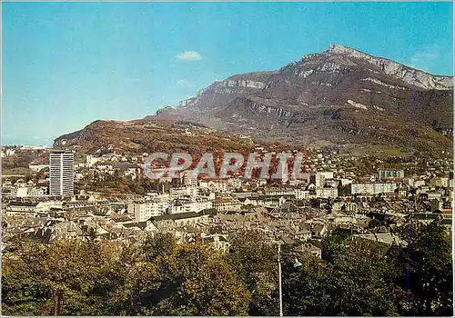 Moderne Karte Chambery (Savoie) Vue Generale Dominee par le Nivolet (1553 m)