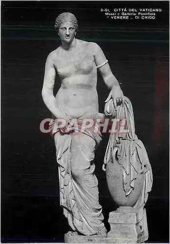 Cartes postales moderne Citta del Vaticano Musei e Gallerie Pontificie Venere di Cnido