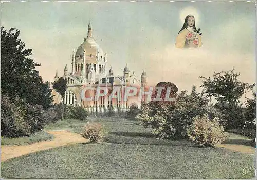 Cartes postales moderne Lisieux Perspective sur la Basilique