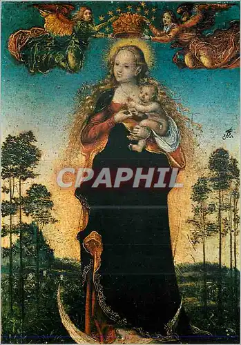 Moderne Karte Milano Museo Poldi Pezzoli L'Immaculate et deux Anges