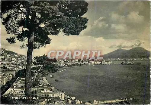 Moderne Karte Napoli Panorama