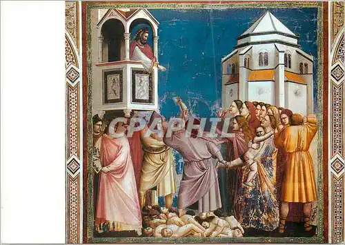 Cartes postales moderne Padova Cappella Degli Scrovegni Massacre des Innocents