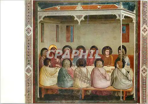 Cartes postales moderne Giotto Cappella degli Scrovegni La Derniere Cene
