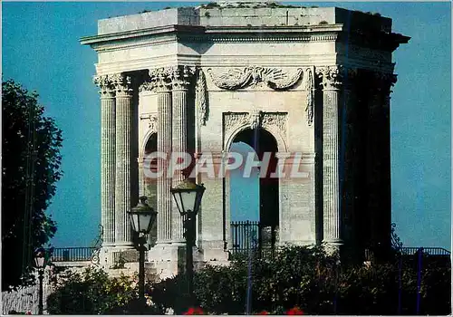 Moderne Karte Montpellier (Herault) Le Chateau d'Eau Hexagonal (par Giral) du XVIIIe Siecle