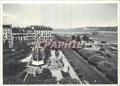 Cartes postales moderne Geneve Le Quais