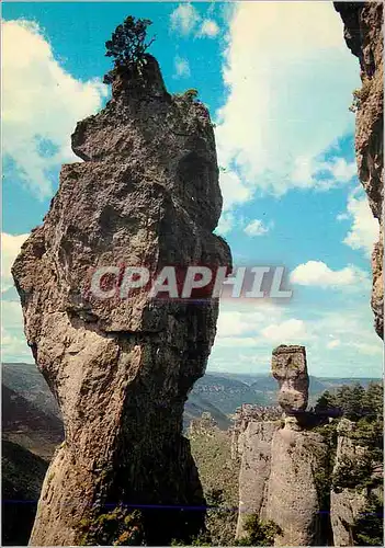 Cartes postales moderne Corniches de la Jonte Du Vase de Chine en Passant par Capluc vue du Vase de Sevres