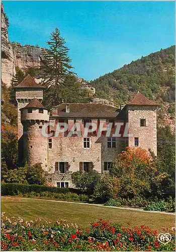 Cartes postales moderne Les Gorges du Tarn Chateau de la Caze (XVe S) dans son site Romantique