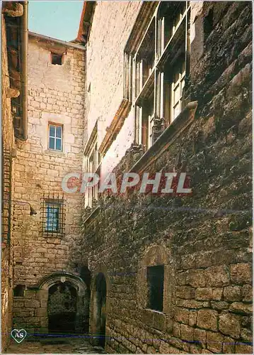 Cartes postales moderne En Parcourant les Gorges du Tarn Ste Enimie une Ville rue aux Fenetres Renaissance